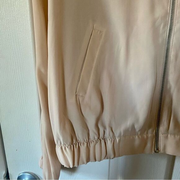 NWOT Express Blush Pink Bomber Jacket - Picture 3 of 4